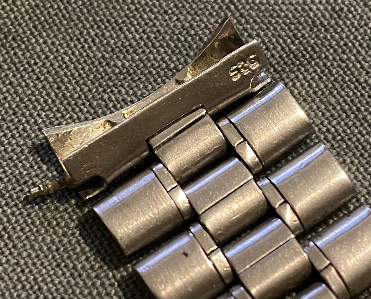 緊急セール　オメガ　OMEGA ブレスレット 1098 19mm 弓カン526 OMEGA S STEEL REF 1098 BRACELET 19MM LINKS NR 526