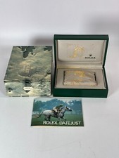 VINTAGE ORIGINALE ROLEX 16233 Datejust cassa scatola orologio verde 68.00.2 2...