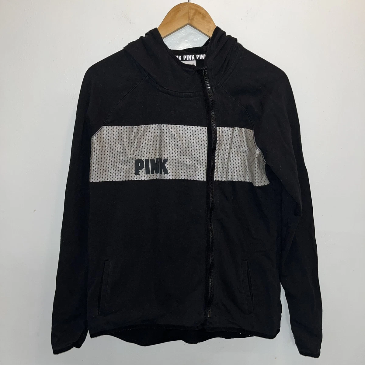 Pink reflective hoodie sale