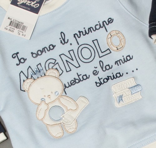 SÜSSES BABY SWEATSHIRT KOMPLETT DODIPETTO 0-3 Monate cm. 56/62 - Bild 2 von 4