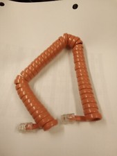 Telephone Handset modular Cord 6ft Orange General Cable 4HW14-K NEW
