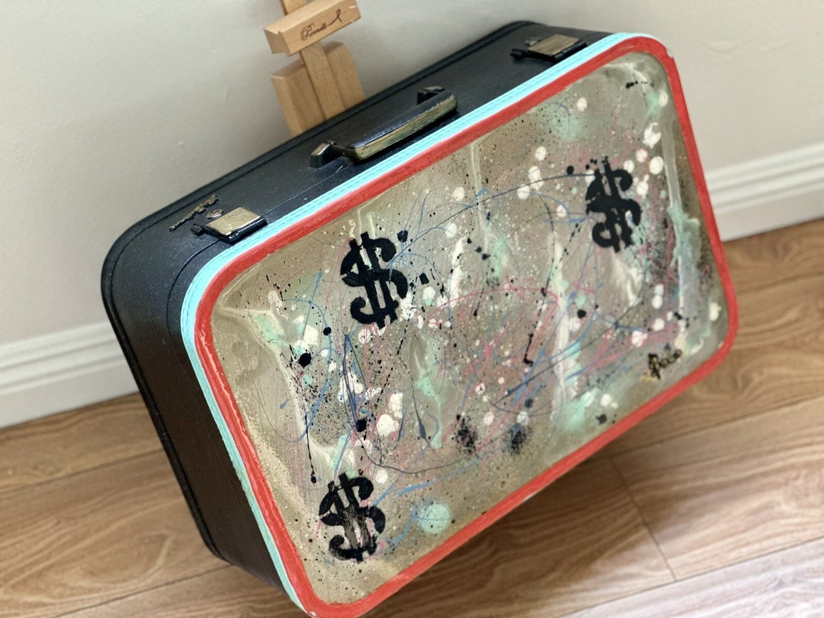 Solo original painting Art graffiti banksy guess gpk Wall Street