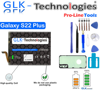 GLK für Original Samsung Galaxy S22 Plus S906B Akku BatteryEB-BS906ABY  PRO NEU