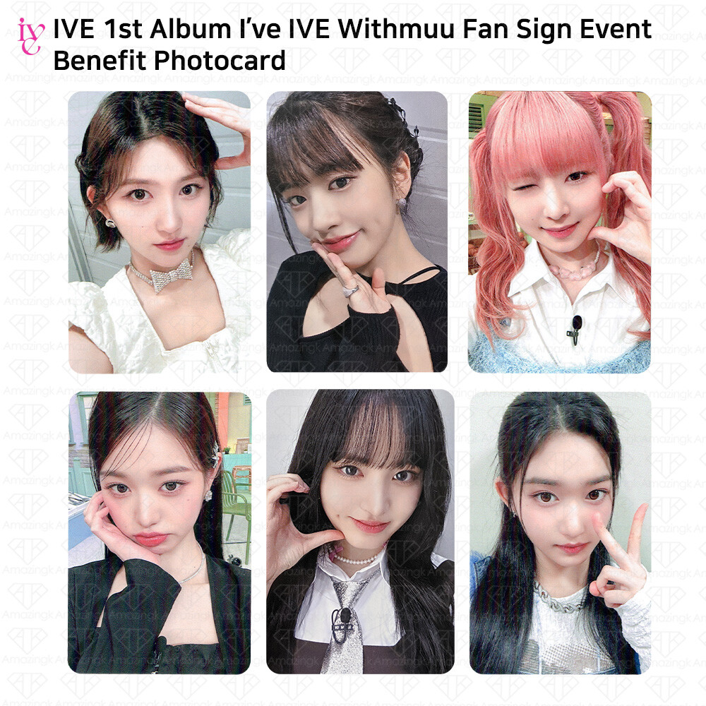 IVE 1st Album I've IVE Fan Sign Event Benefit Photocard Withmuu