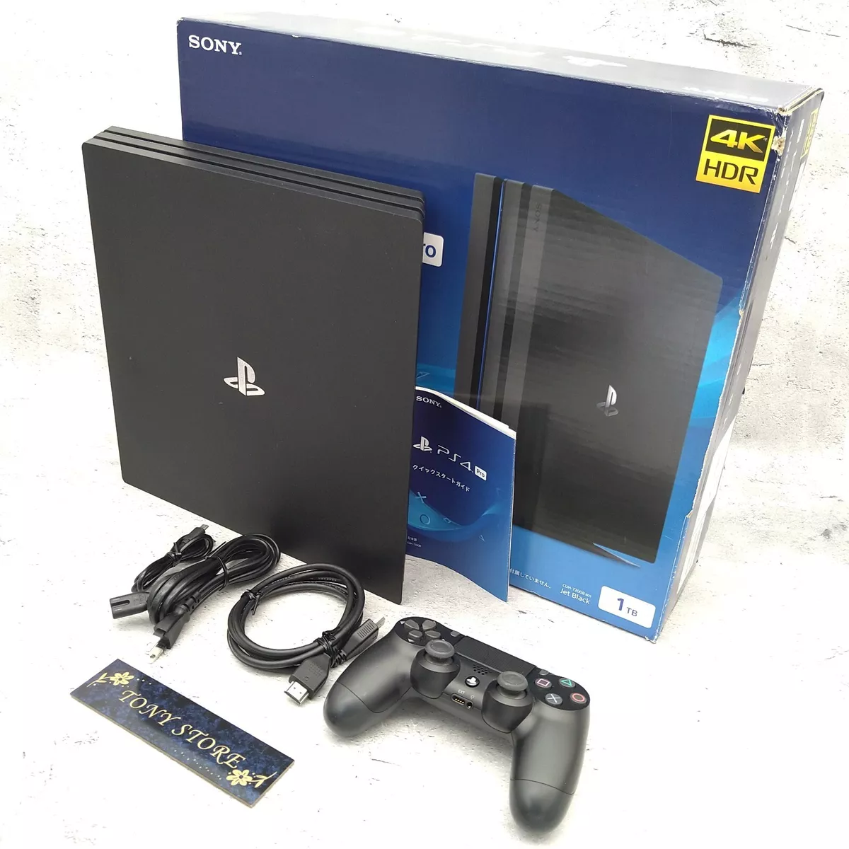 SONY PlayStation 4 Pro 1TB Black CUH-7200BB01 Console Japan Black HDMI 2018  PS4