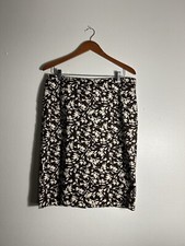 Lauren Ralph Lauren Brown and Cream Pencil Skirt 12