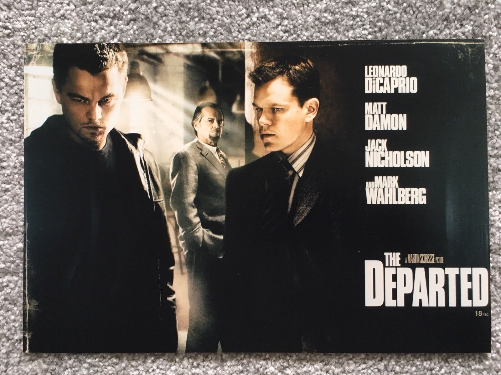 The Departed Movie 12x8 Poster Photograph / Photo. Dicaprio & Damon | eBay