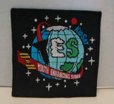 NASA Patch Youth Enhancing Space KidSat Souvenir Embroidered Iron On 