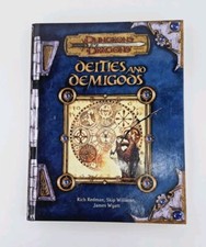 Dungeon and Dragons Deities and Demigods  Roleplaying Game Rules Book HC D&D