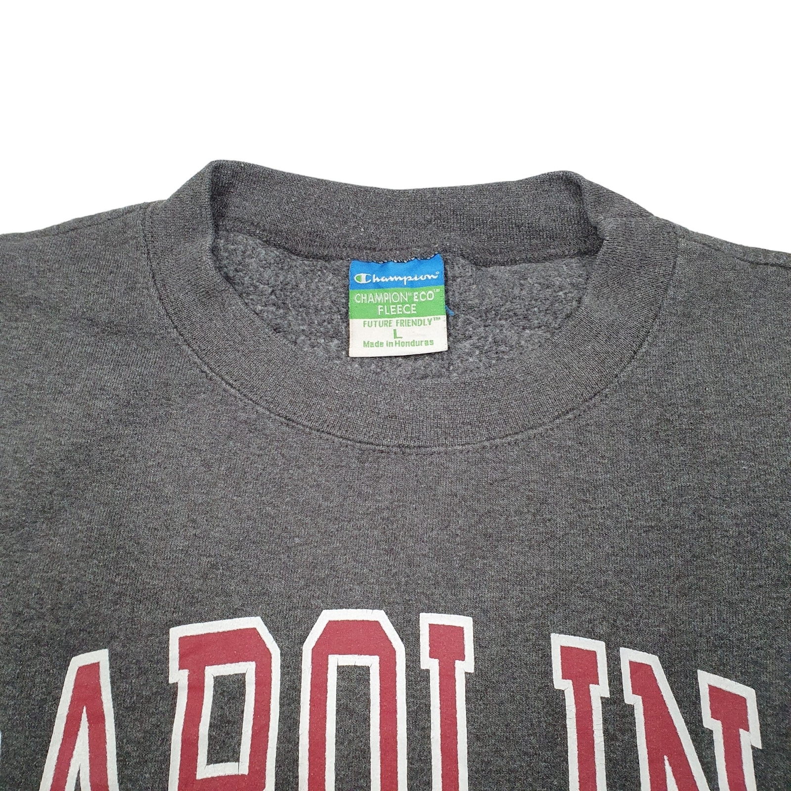 CHAMPION Crewneck Carolina USA College State Jumper Sweatshirt Mens L image 2