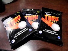 1993 DONRUSS TRIPLE PLAY BASEBALL CARD  PACKS 3 packs  (54) cards +