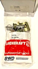 LOCKCRAFT DL15203AL 15203 2 Door Lock Cylinders with 2 Keys Chrysler Dodge NOS