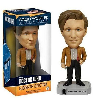 NEW 11th Dr Doctor Who Matt Smith Wacky Wobbler / BobbleHead Funko