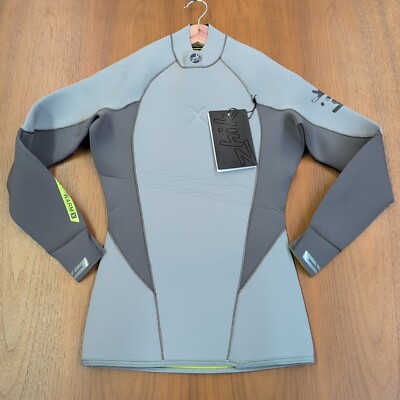 Zhik Mens Superwarm X Top - Small Grey/Ash- Sailing 3mm Neoprene- FREE SHIP! 