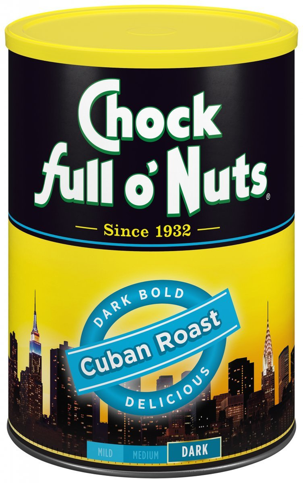 Chock Full O’Nuts New York Roast, Dark Roast Ground Coffee Gourmet
