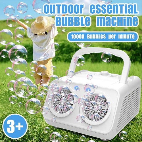 Handheld Automatic Bubble Machine, Children's Portable Bubble Machine Outdoor We