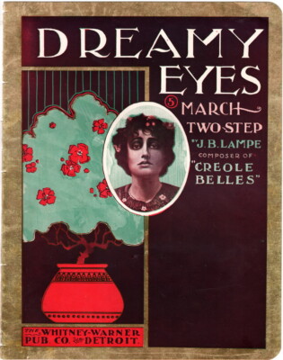 Dreamy Eyes March Two-Step 1902 vintage sheet music