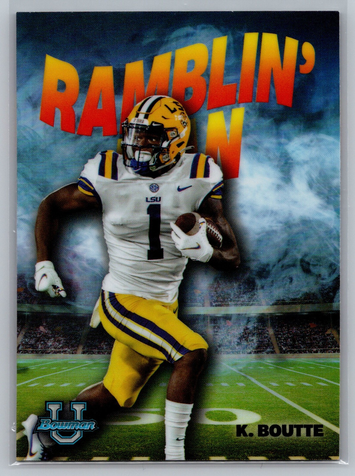 Kayshon Boutte Ramblin Man Insert 2022 Bowman University Chrome Football