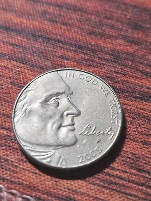 2005-P Jefferson “Ocean In View O Joy “ Five Cent Coin Nickel Rare