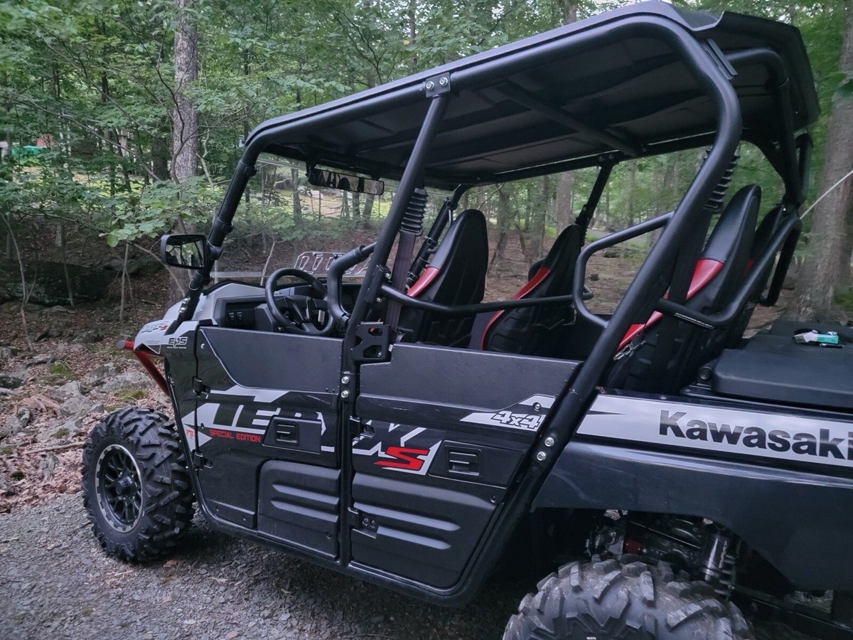 2012-2025 KAWASAKI TERYX4 CREW BLACK SMOOTH DOOR EXTENSIONS | eBay