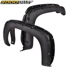 4pcs Fit For Silverado Gmc Sierra 99-06 Pocket Style Bolt On Rivet Fender Flares 4pcs Fit For Silverado Gmc Sierra 99-06 Pocket Style Bolt On Rivet Fender Flares