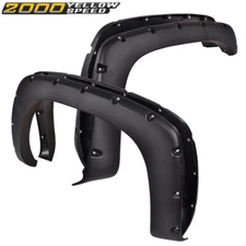 4PCS FIT FOR SILVERADO GMC SIERRA 99-06 POCKET STYLE BOLT ON RIVET FENDER FLARES