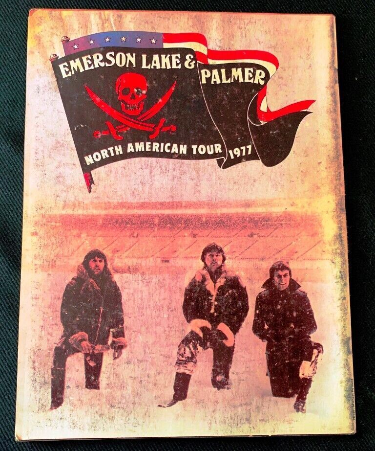 直筆サイン入り！】EMERSON, LAKE & PALMER ツアーパンフ｜直筆サイン
