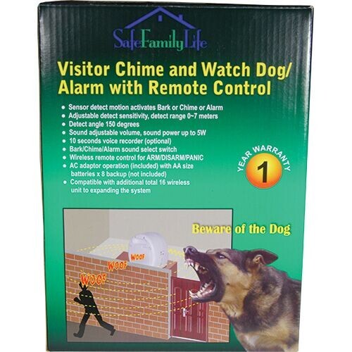 Electronic Barking Dog Motion Alarm Home Burglar Security System eBay