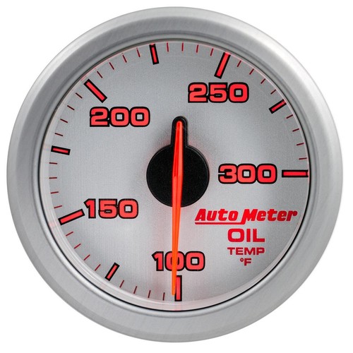 AutoMeter 9140-UL 2-1/16" OIL TEMP, 100-300 F, AIRDRIVE, SILVER - Picture 4 of 18