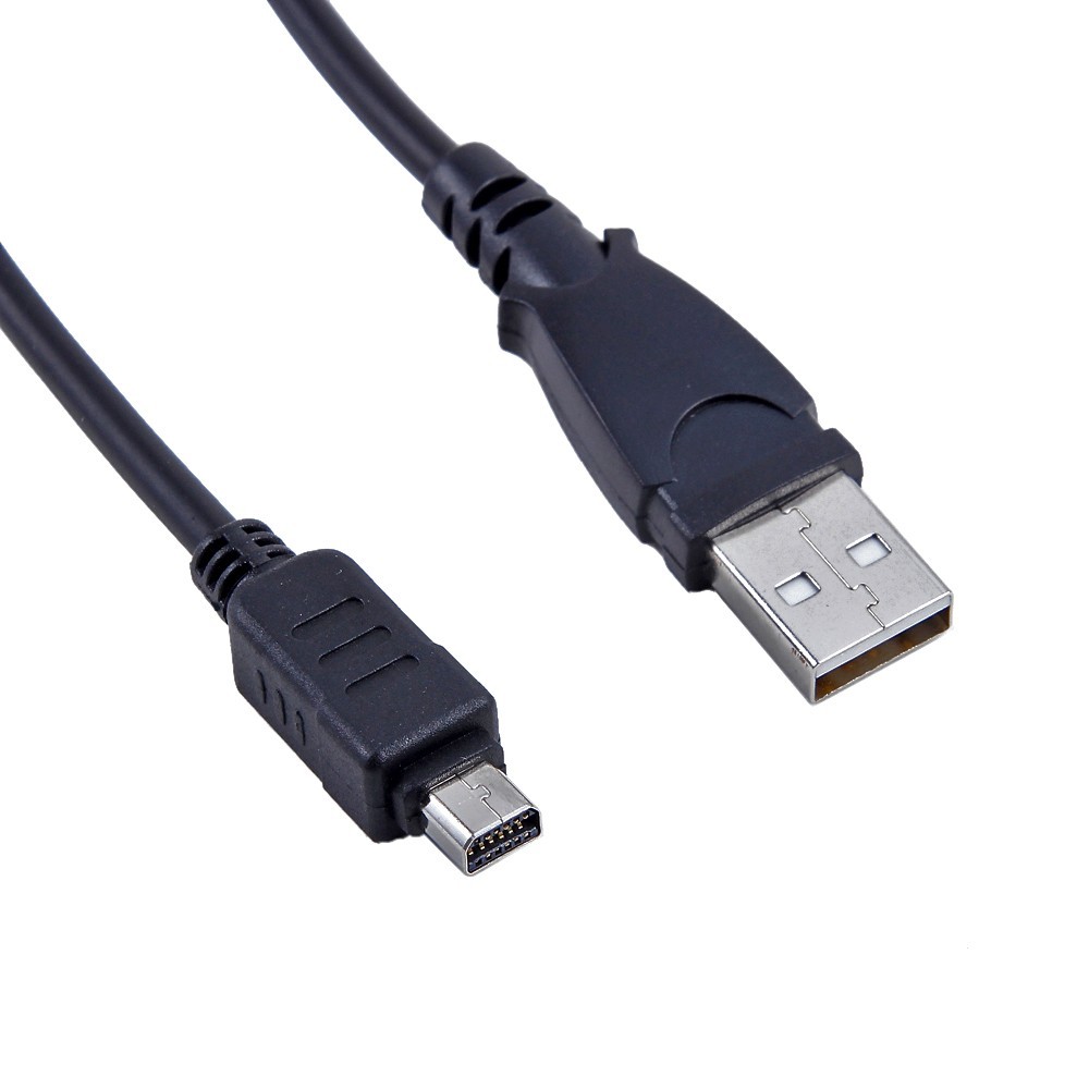 Replacement USB Charger & Data Cable For Olympus TG-630, Stylus IHS, MJU-1000 Cameras