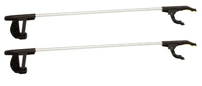 2 x Alu Greifer Müllzange Greifarm Greifzange Müllzange Müllsammler 76cm Magnet