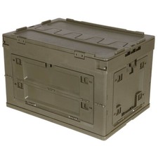 Box Kunststoff faltbar 60 Liter Army Case Lagerbox Transportkiste camping