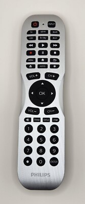 Philips Universal Remote Control w/ Bluetooth SRP2017B_27, Silver - OEM