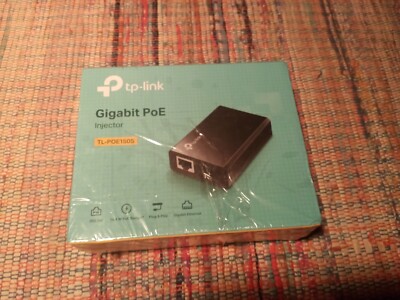 TP-Link Gigabit Power Over Ethernet PoE Injector Adapter TL-PoE150S Networking
