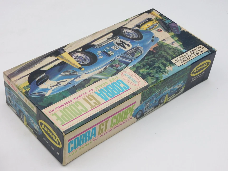  Aurora Cobra Monogram Porsche 904 Airfix Ford GT 1/32 kit SOLO SCATOLA VUOTA - Immagine 4 di 4