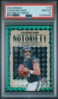 2024 Mosaic Caleb Williams PSA 10 GEM Notoriety Green Prizm ROOKIE RC #18