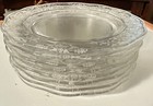 8 Fostoria Navarre Clear Salad Plates 7 1/2" Plate Set Stem 6016 Etch 327 Glass — photo 4