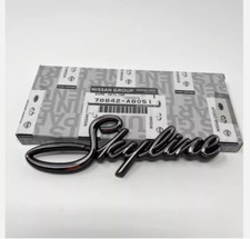 JDM Nissan Skyline Rear Nameplate Emblem Badge Logo Ornament GTR
