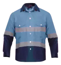 High Visibility Hi Vis Reflective Safety Work Shirt - Light weight