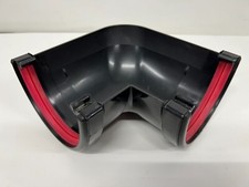 Freeflow Deep Flow 116mm 90 Degree Gutter Angle - Black FDF603