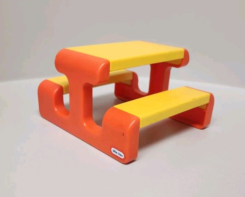 Vintage Collectible Little Tikes Dollhouse Size Picnic Table Kids Toy Furniture | eBay