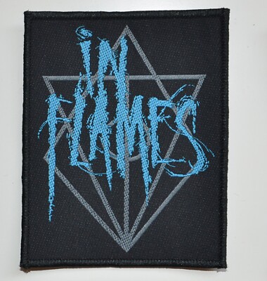 IN FLAMES - Scratched Logo - 8,3 cm x 10,2 cm - Patch - 164397