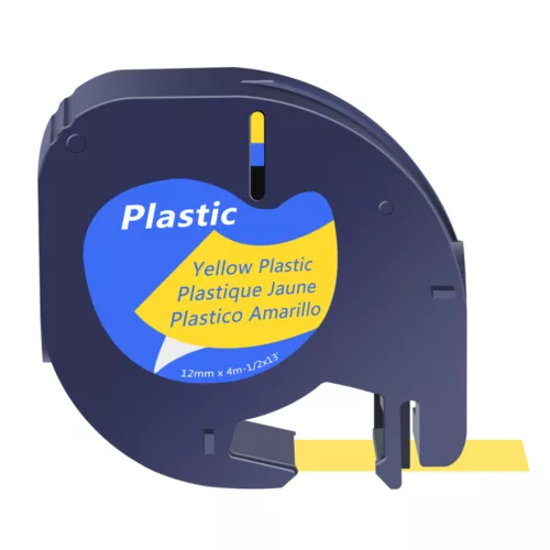 1 ~ 20 Stück Kunststoff Minen Klebeband für DYMO LetraTag Etikettendrucker LT 91202 gelb 12 mm - Bild 2 von 12