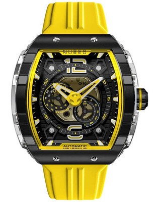 Nubeo NB-6087-08 Herrenuhr Magellan 24h Automatik 49mm 5ATM