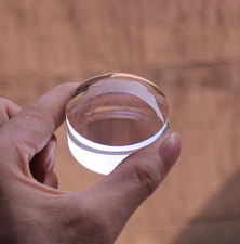 60mm Convex Lens Circle Domed Desktop Spherical 3X Optical Magnifying Glass