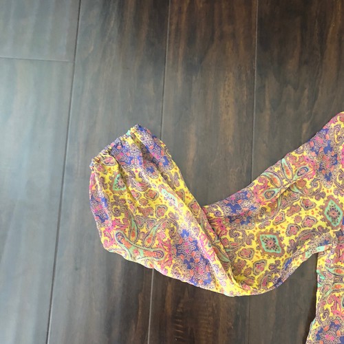 Ella Moss 100% Silk Paisley Pattern Top Size:XS - Picture 7 of 9