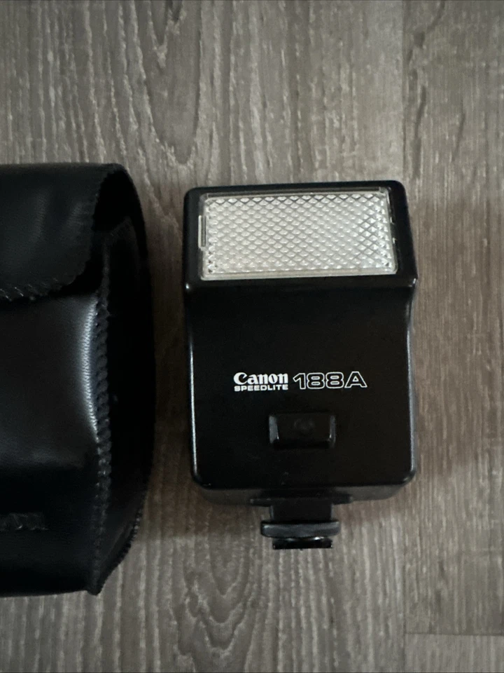*Tested* Canon Speedlite 188A Shoe Mount Flash for 35mm SLR Film Camera AE-1 A-1 - Image 2 of 4