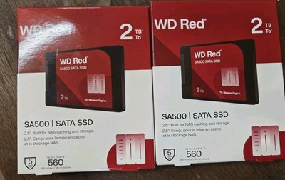Western Digital 2TB WD Red SA500 NAS 3D NAND Internal SSD Solid State Drive