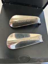 FREEMAN SHOES LOGO SHOEHORN It s a Freeman Shoe Set Of 2 Vintage