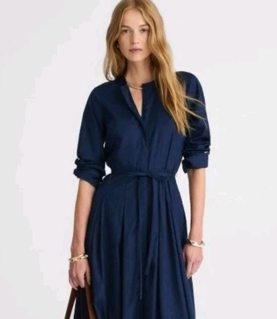 shirt dress banana republic Cotton Poplin Midi Made exclusively for Banana Republic Factory Silk Banana Republic Fall Dresses